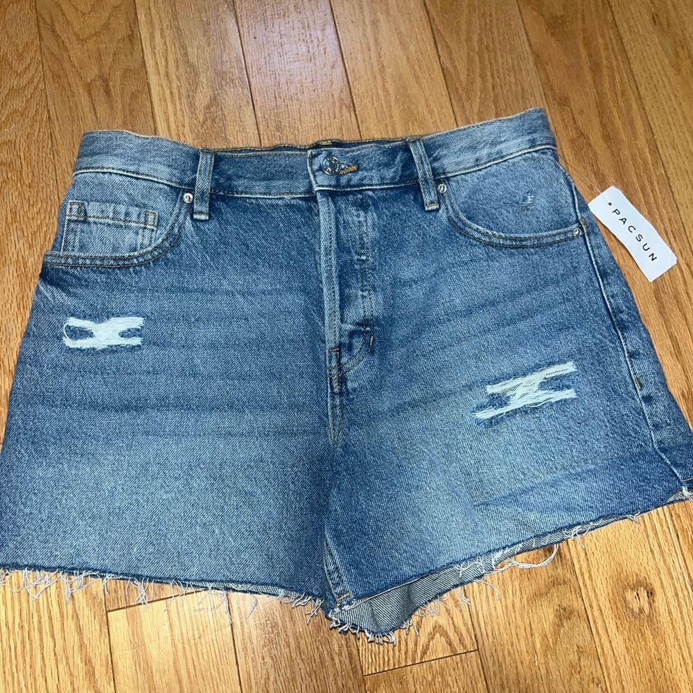 PacSun Women's Blue Denim Shorts